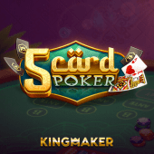 5 Card Poker on taya365 original apk app casino